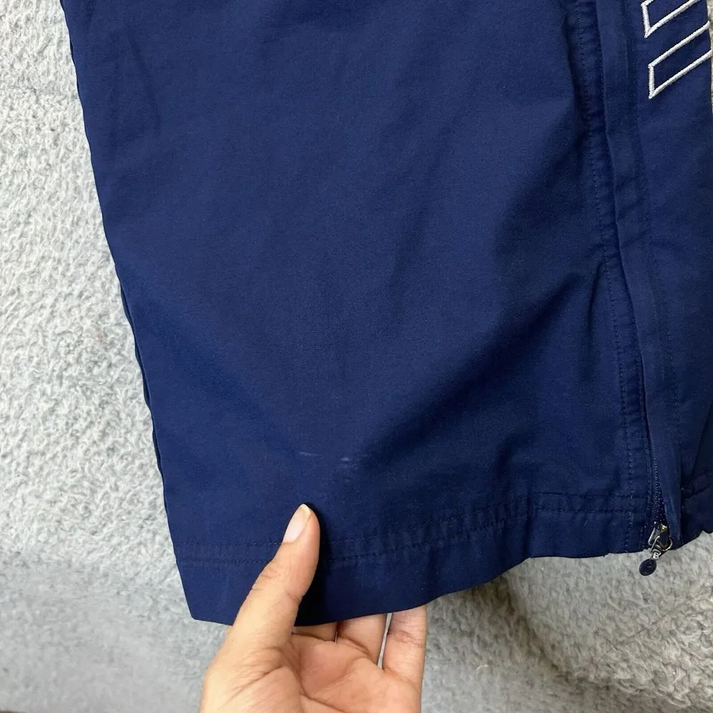 Vintage‎ Adidas Track Pants Mens Medium Blue Tear Away Leg Elastic Waist Y2K